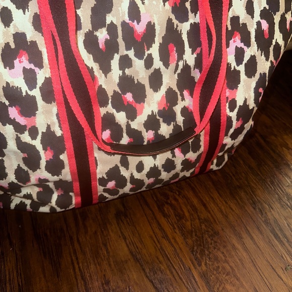 Victoria's Secret Leopard Print Weekender Overnight Bag - Picture 2 of 6